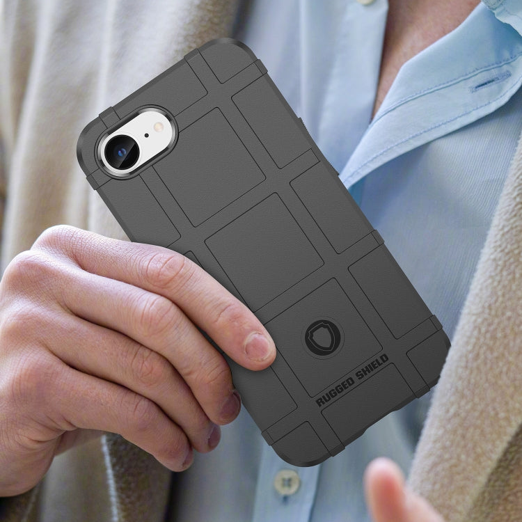 For iPhone 16 Full Coverage Shockproof TPU Phone Case(Black) - iPhone 16 Cases by PMC TechLife | Online Shopping South Africa | PMC TechLife | Buy Now Pay Later Mobicred