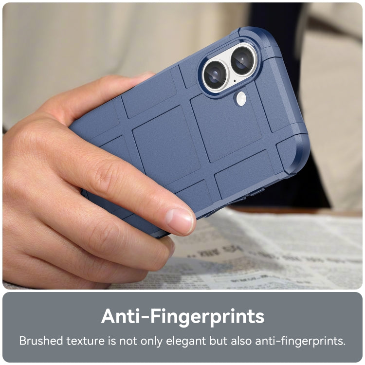 For iPhone 16 Full Coverage Shockproof TPU Phone Case(Blue) - iPhone 16 Cases by PMC TechLife | Online Shopping South Africa | PMC TechLife | Buy Now Pay Later Mobicred