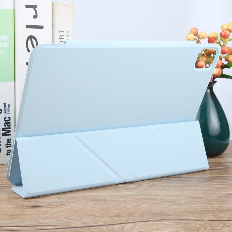 For iPad Pro 13 2024 Y-Shape Double-sided Clip Magnetic Smart Tablet Case(Blue) - iPad Pro 13 2024 Cases by PMC TechLife | Online Shopping South Africa | PMC TechLife | Buy Now Pay Later Mobicred