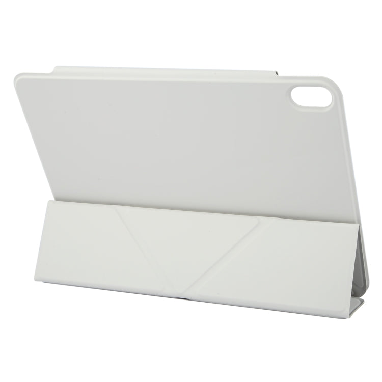 For iPad Air 13 2024 Y-Shape Double-sided Clip Magnetic Smart Tablet Case(Light Grey) - iPad Air 13 2024 Cases by PMC TechLife | Online Shopping South Africa | PMC TechLife | Buy Now Pay Later Mobicred