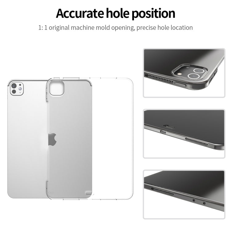 For iPad Air 11 2024 Shockproof Soft TPU Protective Tablet Case(Transparent) - iPad Air 11 2024 Cases by PMC TechLife | Online Shopping South Africa | PMC TechLife | Buy Now Pay Later Mobicred