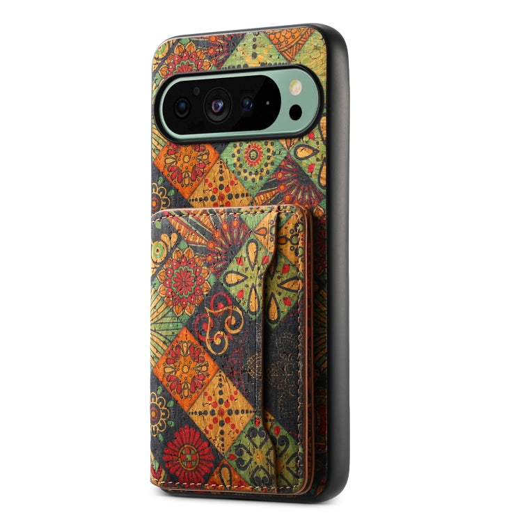 For Google Pixel 9 Card Slot Holder Phone Case(Autumn Yellow) - Google Cases by PMC TechLife | Online Shopping South Africa | PMC TechLife | Buy Now Pay Later Mobicred