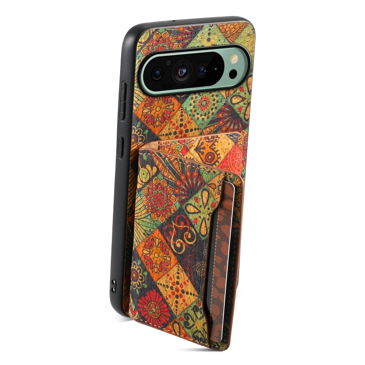 For Google Pixel 9 Card Slot Holder Phone Case(Autumn Yellow) - Google Cases by PMC TechLife | Online Shopping South Africa | PMC TechLife | Buy Now Pay Later Mobicred