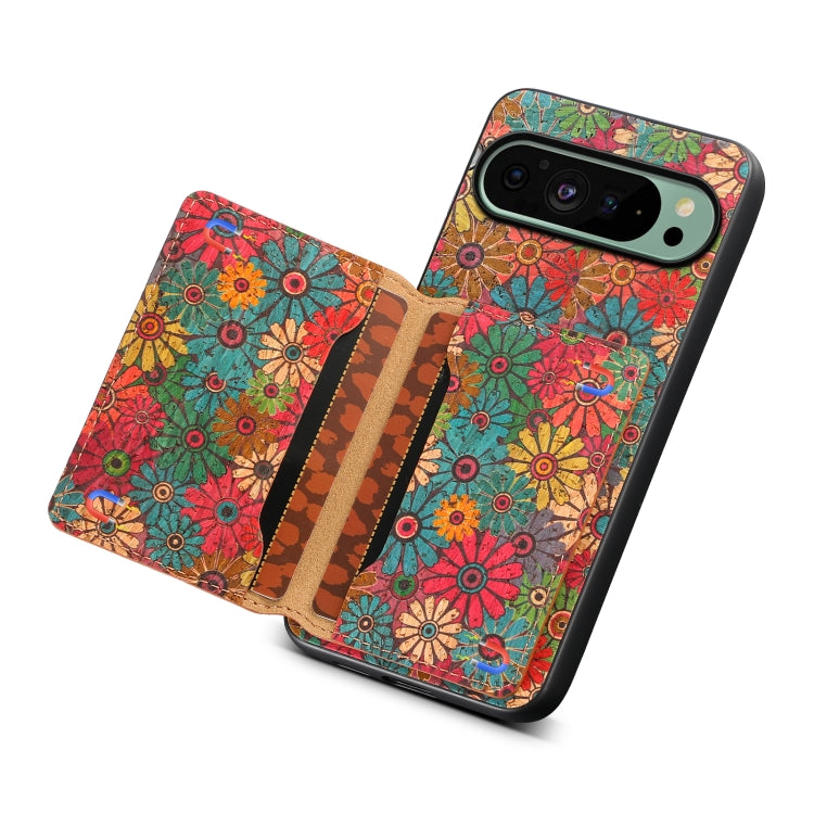 For Google Pixel 9 Card Slot Holder Phone Case(Spring Green) - Google Cases by PMC TechLife | Online Shopping South Africa | PMC TechLife | Buy Now Pay Later Mobicred