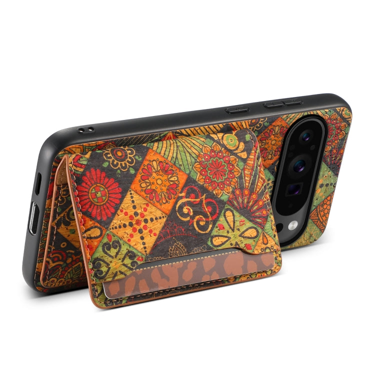 For Google Pixel 9 Pro Card Slot Holder Phone Case(Autumn Yellow) - Google Cases by PMC TechLife | Online Shopping South Africa | PMC TechLife | Buy Now Pay Later Mobicred