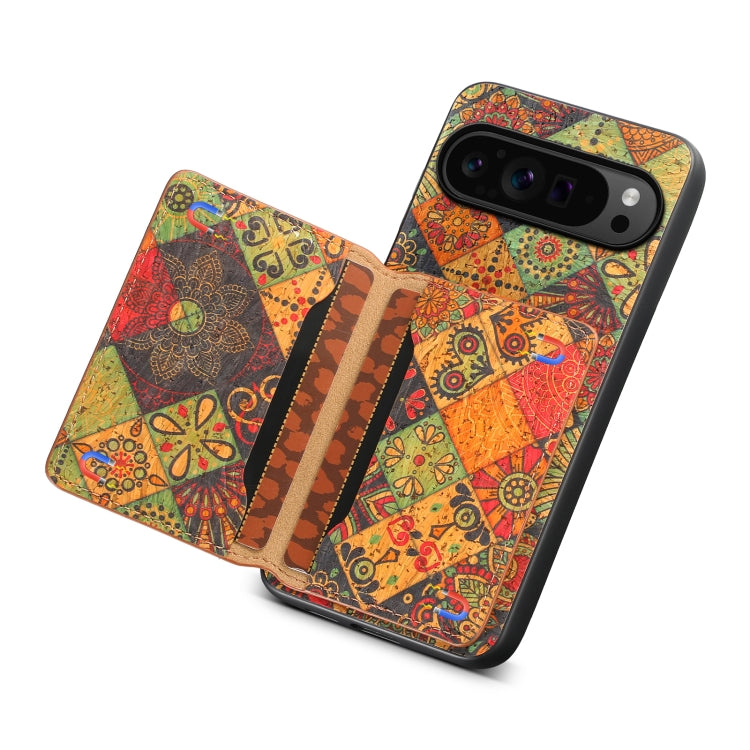 For Google Pixel 9 Pro Card Slot Holder Phone Case(Autumn Yellow) - Google Cases by PMC TechLife | Online Shopping South Africa | PMC TechLife | Buy Now Pay Later Mobicred