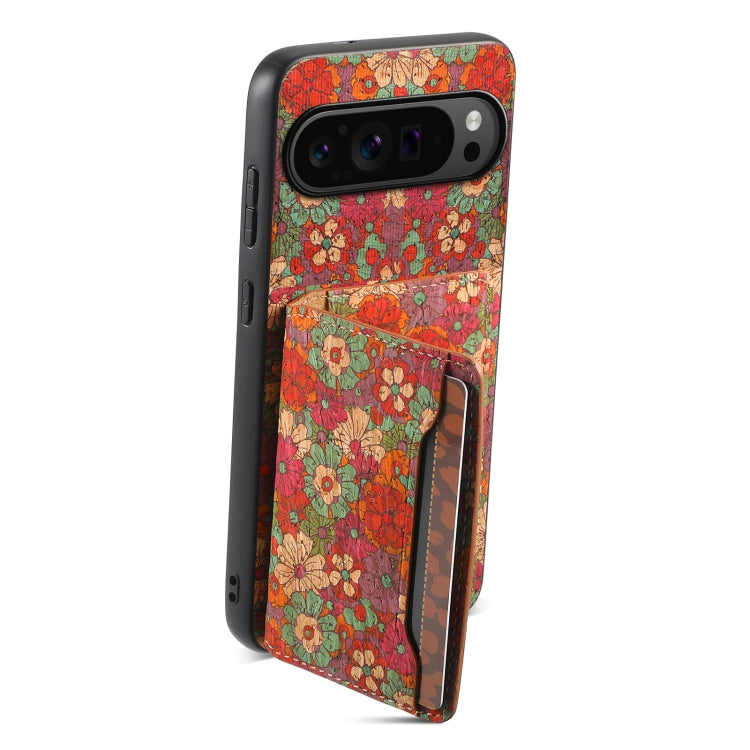 For Google Pixel 9 Pro Card Slot Holder Phone Case(Summer Red) - Google Cases by PMC TechLife | Online Shopping South Africa | PMC TechLife | Buy Now Pay Later Mobicred