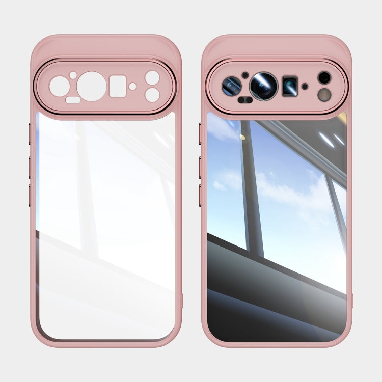 For Google Pixel 9 Pro XL Acrylic Hybrid TPU Armor Shockproof Phone Case(Pink) - Google Cases by PMC TechLife | Online Shopping South Africa | PMC TechLife | Buy Now Pay Later Mobicred