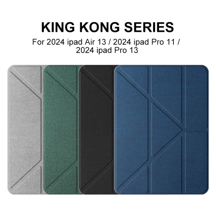 For iPad Pro 11 2024 Mutural Multi-fold Smart Leather Tablet Case(Black) - free shipping - PMC TechLife - Order now!