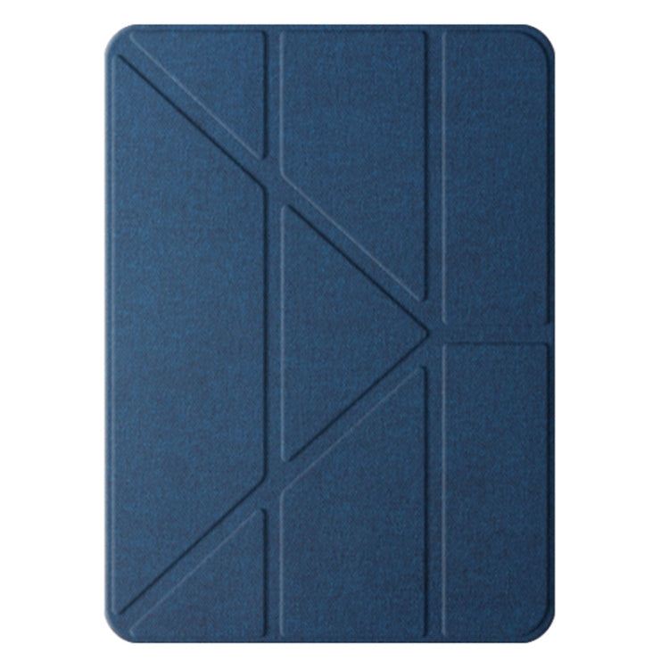 For iPad Air 11 2025 / 2024 Mutural Multi-fold Smart Leather Tablet Case(Blue) - free shipping - PMC TechLife - Order now!