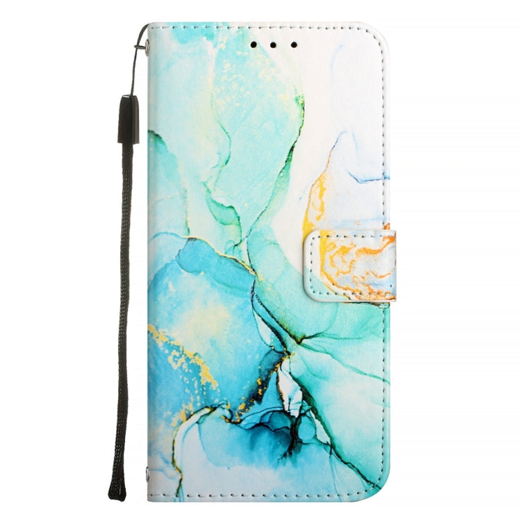 For Google Pixel 9 PT003 Marble Pattern Flip Leather Phone Case(Green) - Google Cases by PMC Jewellery | Online Shopping South Africa | PMC Jewellery | Buy Now Pay Later Mobicred