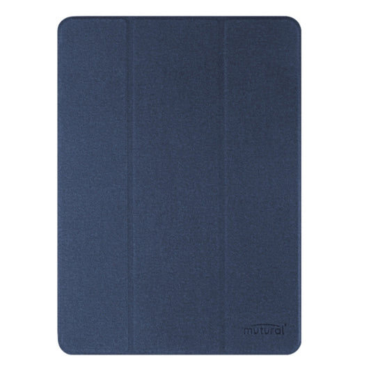 For iPad Air 11 2024 / Air 2022 10.9 Mutural YASHI Series Tablet Leather Smart Case(Blue) - iPad Air 11 2024 Cases by Mutural | Online Shopping South Africa | PMC Jewellery | Buy Now Pay Later Mobicred