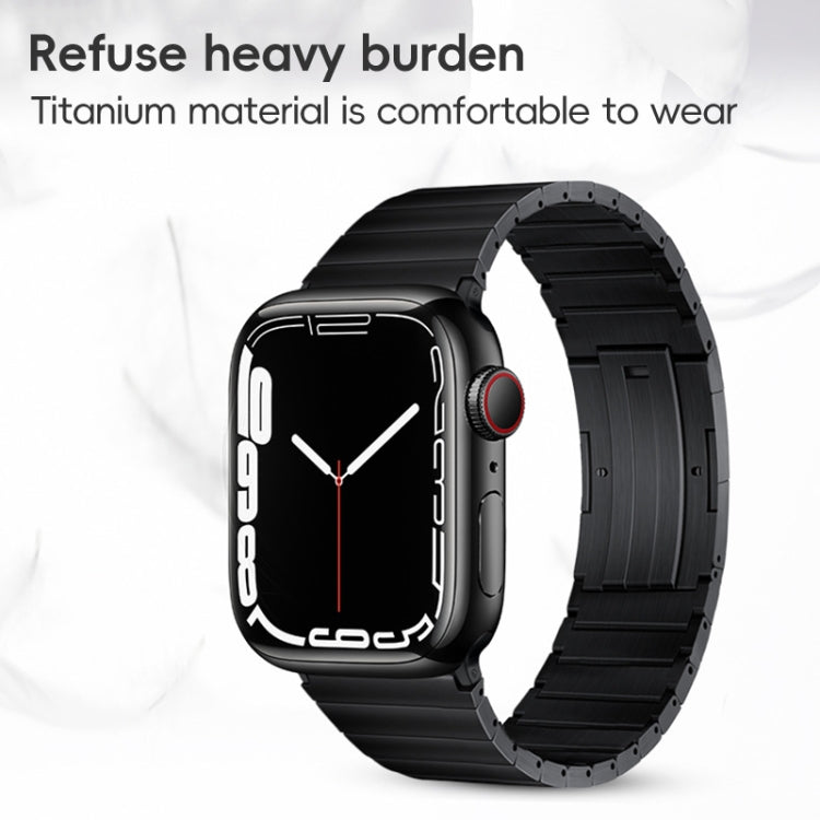 For Apple Watch SE 40mm PG60 Single Bead Bamboo Joint Titanium Metal Watch Band(Silver) - free shipping - PMC TechLife - Order now!