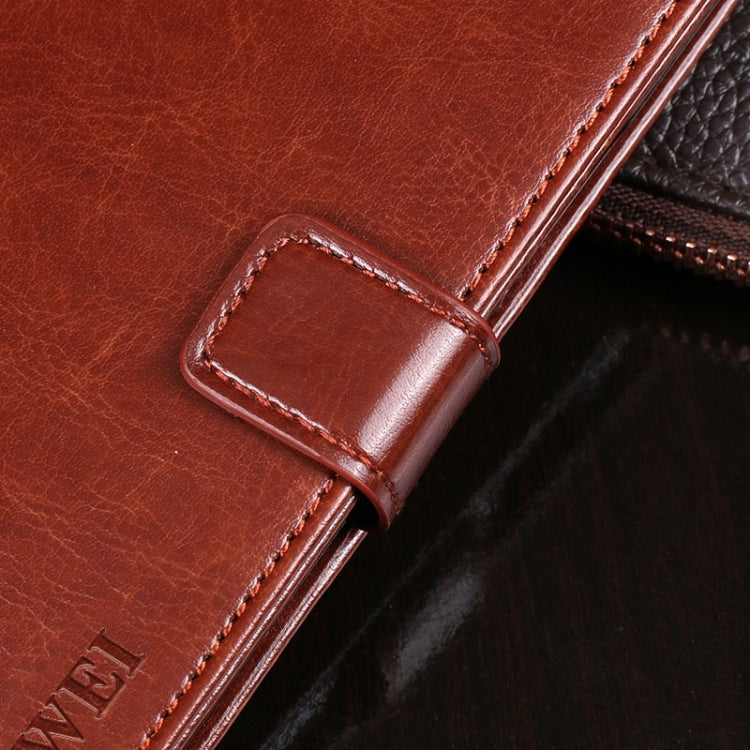 For Oukitel C19 idewei Crazy Horse Texture Horizontal Flip Leather Case with Holder & Card Slots & Wallet(White) - free shipping - PMC Jewellery - Order now!