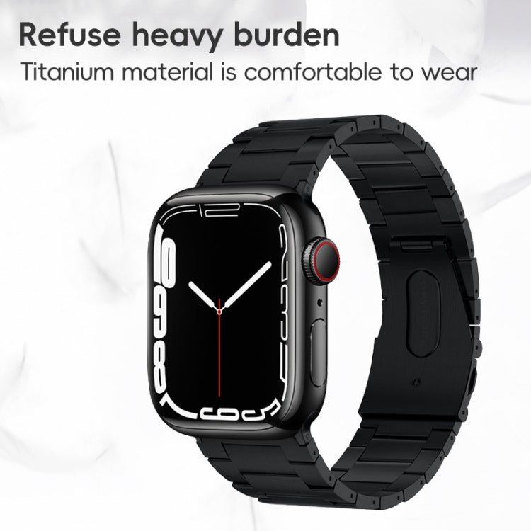 For Apple Watch Ultra 49mm PG63 Three-Bead Protrusion Titanium Metal Watch Band(Silver) - free shipping - PMC TechLife - Order now!