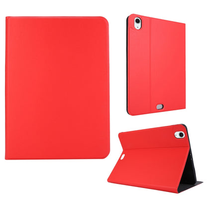 For iPad Air 13 2024 Stretch Voltage Plain Leather Smart Tablet Case(Red) - iPad Air 13 2024 Cases by PMC Jewellery | Online Shopping South Africa | PMC Jewellery | Buy Now Pay Later Mobicred