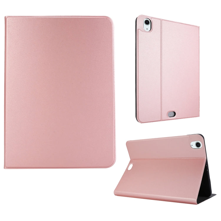 For iPad Air 13 2024 Stretch Voltage Plain Leather Smart Tablet Case(Rose Gold) - iPad Air 13 2024 Cases by PMC TechLife | Online Shopping South Africa | PMC TechLife | Buy Now Pay Later Mobicred