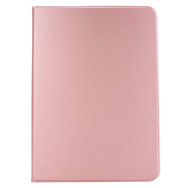 For iPad Pro 11 2024 Stretch Voltage Plain Leather Smart Tablet Case(Rose Gold) - iPad Pro 11 2024 Cases by PMC Jewellery | Online Shopping South Africa | PMC Jewellery | Buy Now Pay Later Mobicred