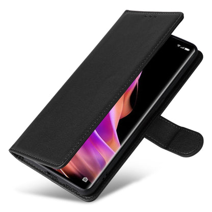 For OPPO Reno9 /9 Pro 5G Multifunctional Horizontal Flip Leather Phone Case with Three Card Slot(Black) - OPPO Cases by PMC Jewellery | Online Shopping South Africa | PMC Jewellery | Buy Now Pay Later Mobicred