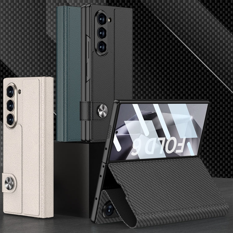 For Samsung Galaxy Z Fold6 GKK Integrated Flip Leather Phone Case(Titanium Grey) - free shipping - PMC Jewellery - Order now!