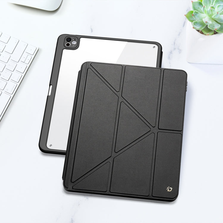 For iPad Pro 11 2024 DUX DUCIS Magi Series Smart Leather Tablet Case(Black) - iPad Pro 11 2024 Cases by DUX DUCIS | Online Shopping South Africa | PMC TechLife | Buy Now Pay Later Mobicred