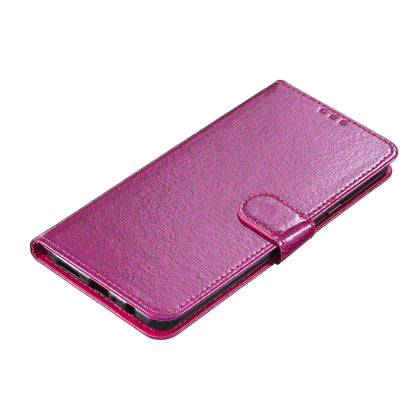 For iPhone 16 Pro Glitter Powder Flip Leather Phone Case(Rose Red) - iPhone 16 Pro Cases by PMC Jewellery | Online Shopping South Africa | PMC Jewellery | Buy Now Pay Later Mobicred