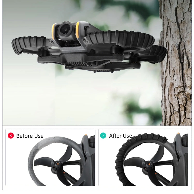 For DJI Avata 2 Sunnylife Drone Anti-Collision Protective Cover Propeller Ring Stripes(Orange) - free shipping - PMC TechLife - Order now!