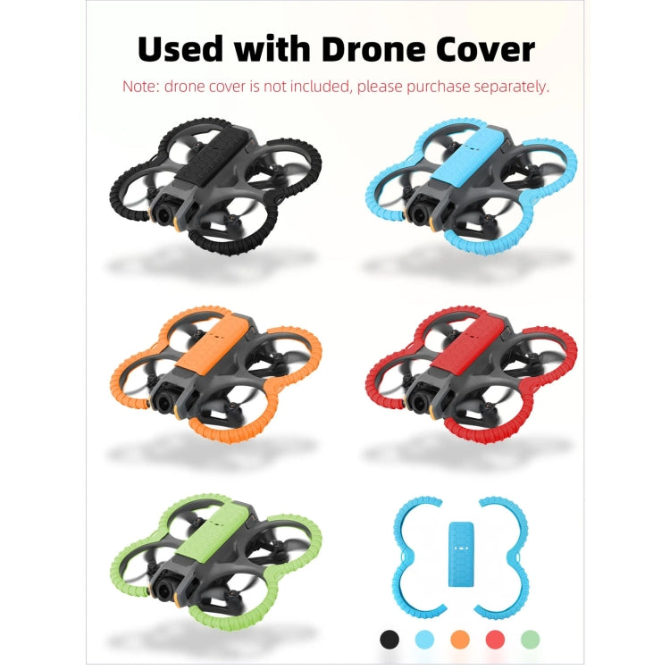 For DJI Avata 2 Sunnylife Drone Anti-Collision Protective Cover Combo Case Kit(Orange) -  by Sunnylife | Online Shopping South Africa | PMC Jewellery | Buy Now Pay Later Mobicred