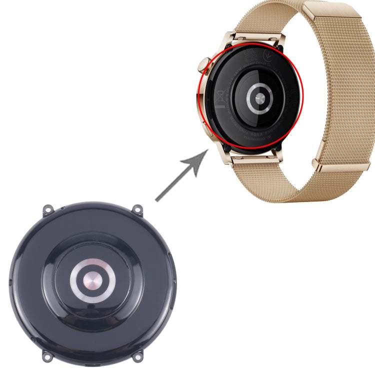 For Huawei Watch GT 3 42mm Original Rear Housing Cover(Black) - For Huawei by PMC Jewellery | Online Shopping South Africa | PMC Jewellery | Buy Now Pay Later Mobicred