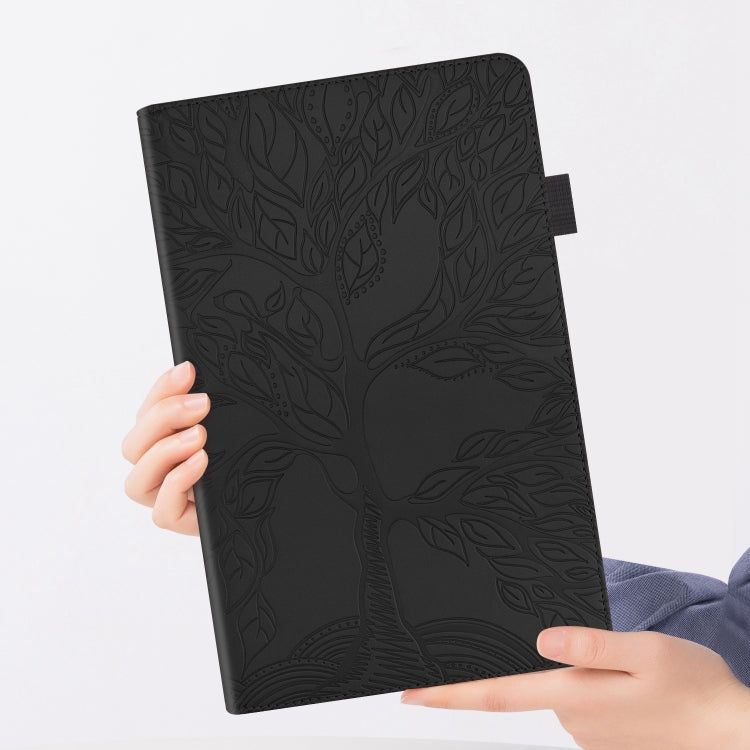 For iPad Pro 11 2024 Tree Life Series Embossed Smart Leather Tablet Case(Black) - iPad Pro 11 2024 Cases by PMC TechLife | Online Shopping South Africa | PMC TechLife | Buy Now Pay Later Mobicred