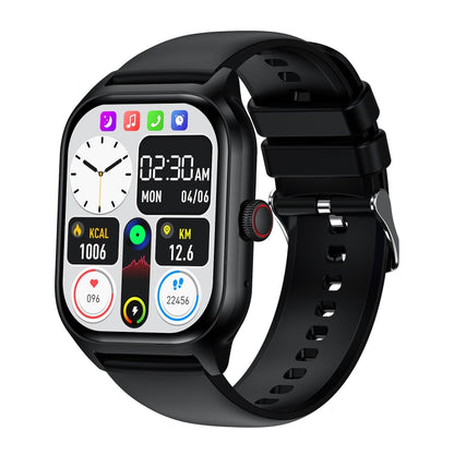 LEMFO LT10 2.01 inch TFT Screen Smart Watch Supports Bluetooth Call / Health Monitoring, Silicone Strap(Black) - Smart Watches by LEMFO | Online Shopping South Africa | PMC Jewellery | Buy Now Pay Later Mobicred