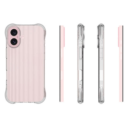 For iPhone 16 Water Ripple Fine Hole TPU Phone Case(Transparent) - iPhone 16 Cases by PMC Jewellery | Online Shopping South Africa | PMC Jewellery | Buy Now Pay Later Mobicred