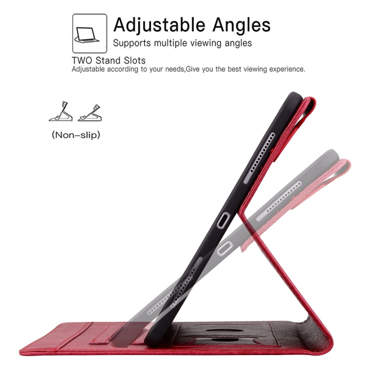 For iPad Air 13 2025 / 2024 Cat Buckle Leather Smart Tablet Case(Red) - free shipping - PMC TechLife - Order now!