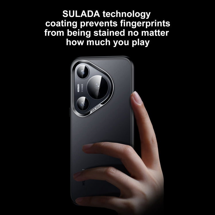 For Huawei Pura 70 Ultra SULADA Skin Feel Matte Shockproof Phone Case(Grey) - Huawei Cases by SULADA | Online Shopping South Africa | PMC Jewellery | Buy Now Pay Later Mobicred