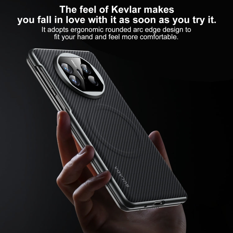 For Huawei Mate X6 SULADA 600D Kevlar Texture PC Shockproof Phone Case(Black) - free shipping - PMC TechLife - Order now!
