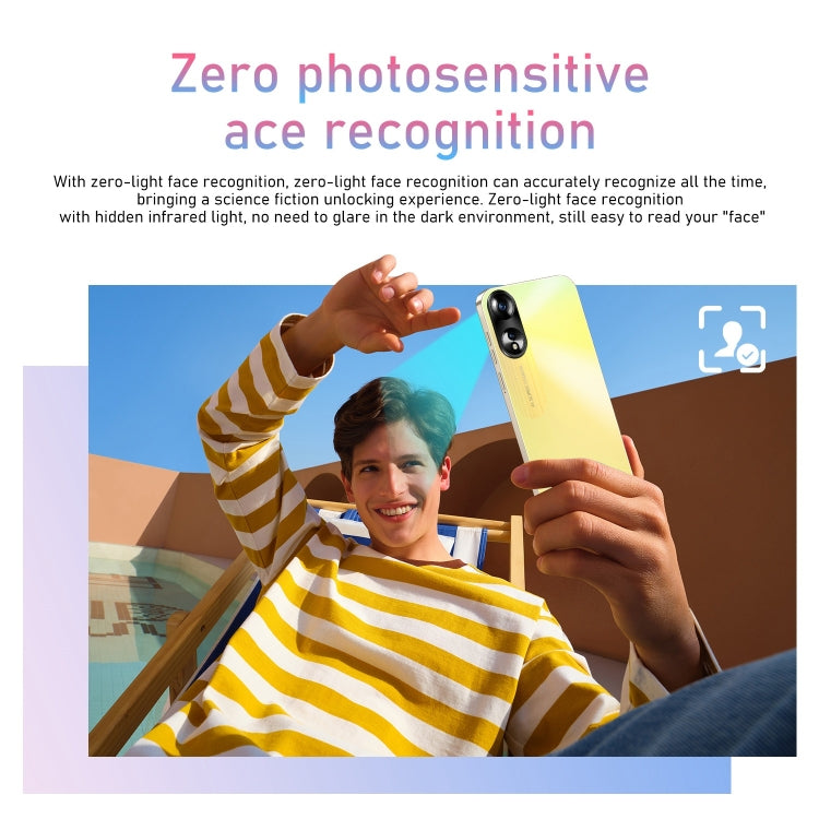 SDT81 / A38, 2GB+16GB, 6.3 inch Screen, Face Identification, Android 10.0 MTK6737 Quad Core, Network: 4G, Dual SIM(White) -  by PMC TechLife | Online Shopping South Africa | PMC TechLife | Buy Now Pay Later Mobicred