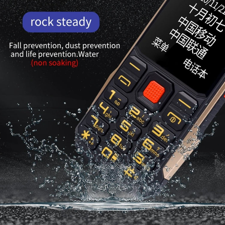 K1+ 4G Elder Rugged Phone, 2.6 inch, 1500mAh Battery, LED Flashlight, Network: 4G, Dual SIM, SOS, Plug:UK Plug(Black) - Others by PMC Jewellery | Online Shopping South Africa | PMC Jewellery | Buy Now Pay Later Mobicred