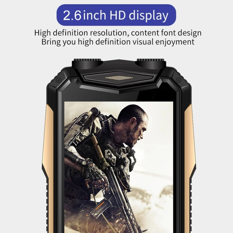 K1+ 4G Elder Rugged Phone, 2.6 inch, 1500mAh Battery, LED Flashlight, Network: 4G, Dual SIM, SOS, Plug:EU Plug(Black) - Others by PMC Jewellery | Online Shopping South Africa | PMC Jewellery | Buy Now Pay Later Mobicred