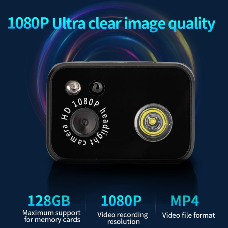 D7 1080P Head-mounted Lighting Camera LED Motion Sensor Video Recording Lighting Camera - Video Cameras by PMC TechLife | Online Shopping South Africa | PMC TechLife | Buy Now Pay Later Mobicred