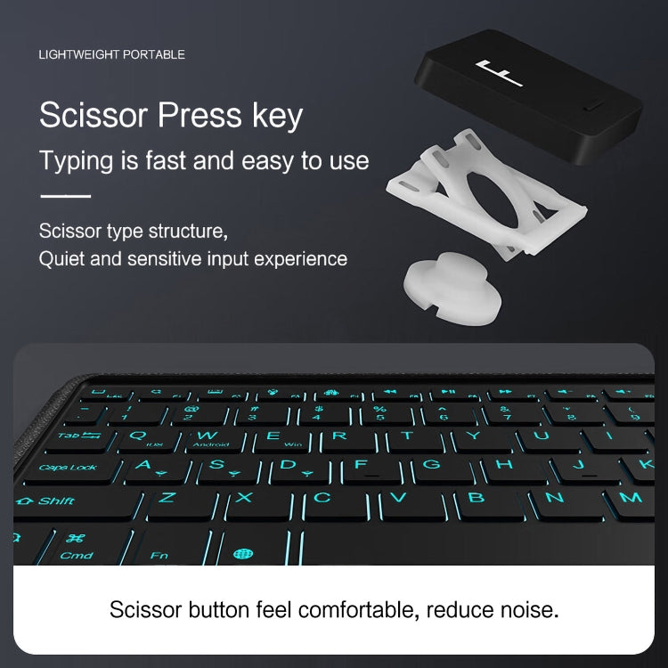 For iPad Pro 13 2024 Intelligent Detachable Touch Bluetooth Keyboard Leather Tablet Case with Backlight/Pen Slot(Black) - For iPad Pro by PMC TechLife | Online Shopping South Africa | PMC TechLife | Buy Now Pay Later Mobicred