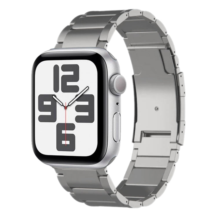For Apple Watch SE 2023 40mm Titanium Metal Watch Band(Silver) - free shipping - PMC TechLife - Order now!
