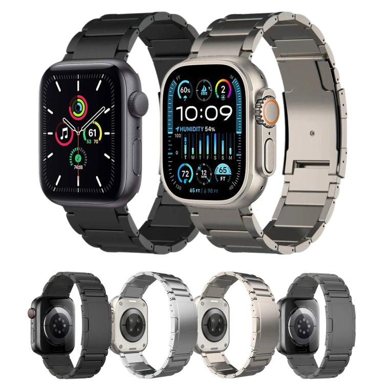 For Apple Watch Series 9 41mm Titanium Metal Watch Band(Silver) - free shipping - PMC TechLife - Order now!