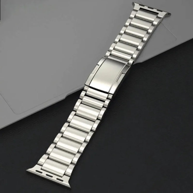 For Apple Watch SE 2022 40mm Titanium Metal Watch Band(Silver) - free shipping - PMC TechLife - Order now!