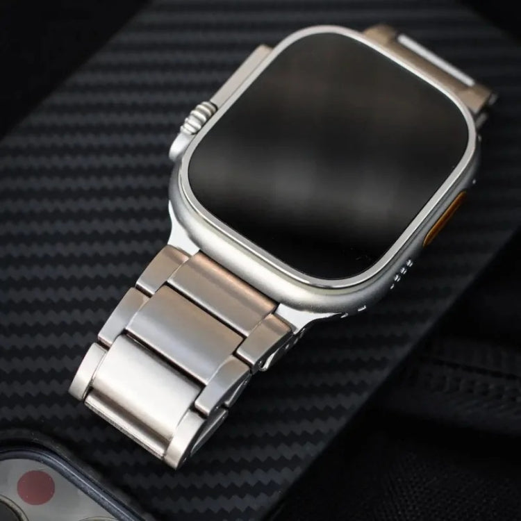 For Apple Watch SE 40mm Titanium Metal Watch Band(Silver) - free shipping - PMC TechLife - Order now!
