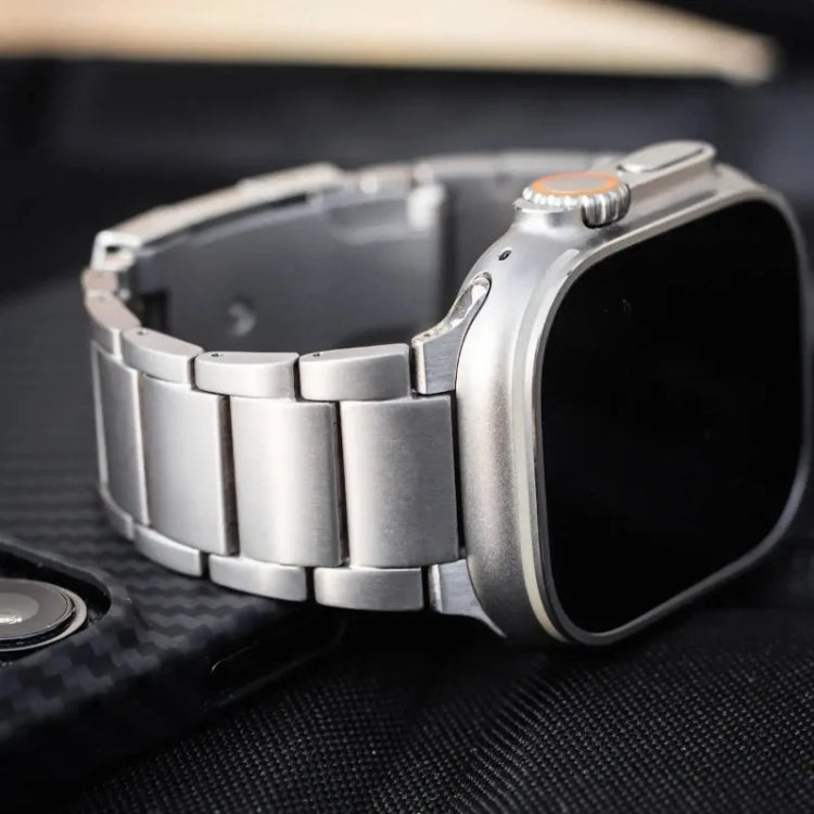 For Apple Watch Series 9 41mm Titanium Metal Watch Band(Silver) - free shipping - PMC TechLife - Order now!