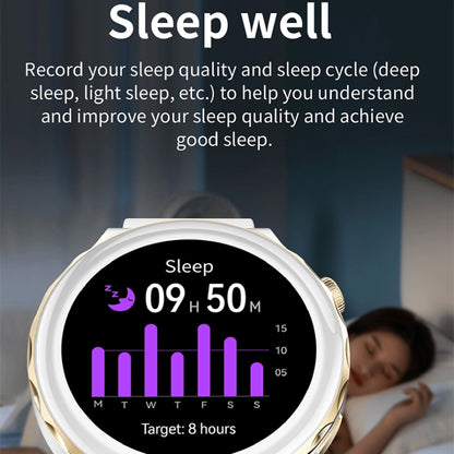 LEMFO HW52 1.28 inch Dual Mode Sport Smart Watch, Support Bluetooth Call / Sleep / Blood Oxygen / Heart Rate / Blood Pressure Health Monitor(White) - Smart Watches by LEMFO | Online Shopping South Africa | PMC Jewellery | Buy Now Pay Later Mobicred