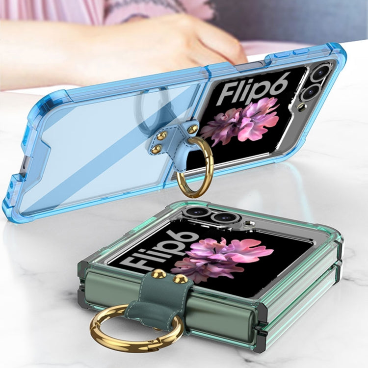 For Samsung Galaxy Z Flip6 / Flip7 FE GKK Airbag Ring Full Coverage Phone Case(Black) - free shipping - PMC Jewellery - Order now!