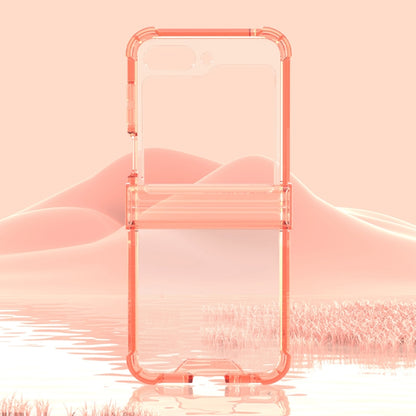 For Samsung Galaxy Z Flip6 GKK Airbag Hinge Full Coverage Phone Case(Orange) - Galaxy Z Flip6 5G Cases by GKK | Online Shopping South Africa | PMC Jewellery | Buy Now Pay Later Mobicred