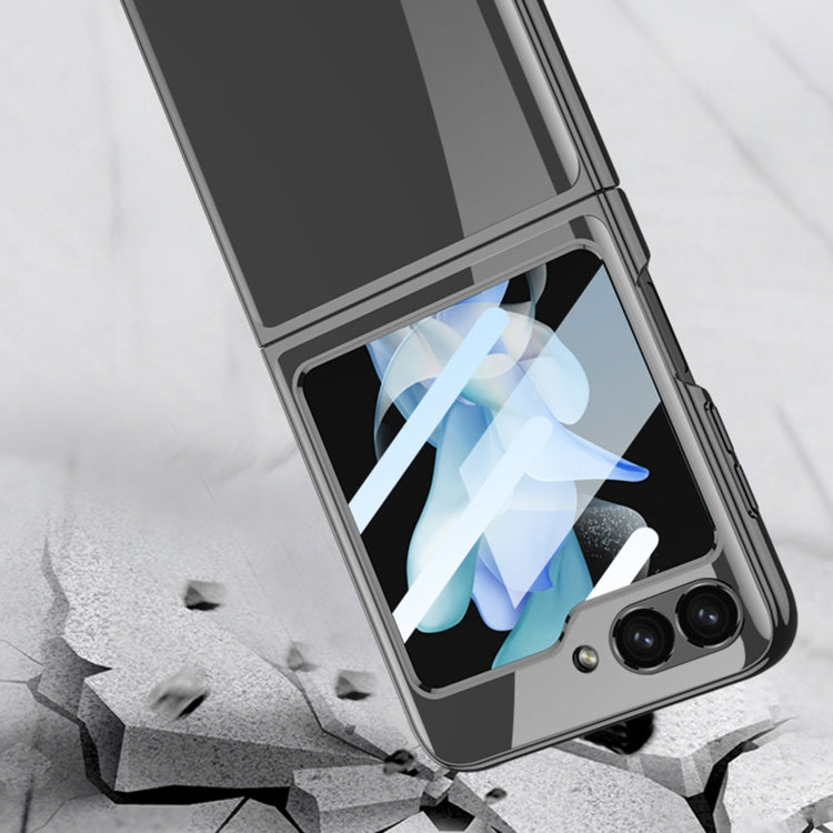 For Samsung Galaxy Z Flip6 GKK Integrated Electroplating Full Coverage Phone Case(Transparent) - Galaxy Z Flip6 5G Cases by GKK | Online Shopping South Africa | PMC Jewellery | Buy Now Pay Later Mobicred