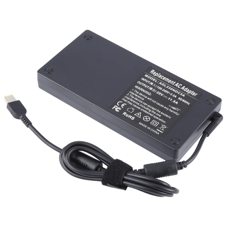 230W 20V 11.5A Laptop Notebook Power Adapter For Lenovo Big Square USB, Plug:UK Plug - For Lenovo by PMC Jewellery | Online Shopping South Africa | PMC Jewellery | Buy Now Pay Later Mobicred